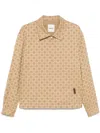 Sandro Square Cross Jacket In Neutrals