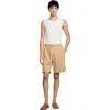 Sandro Square Cross Bermuda Shorts