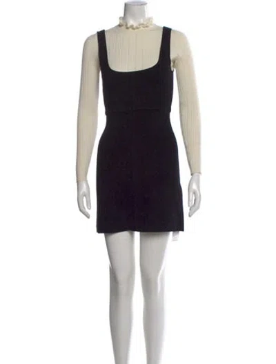 Pre-owned Sandro Square Neckline Mini Dress