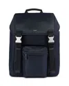 Sandro Ss26 Nylon Backpack In Blue