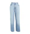 Sandro Straight-leg Bibi Jeans In Blue