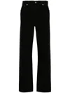 Sandro Slim-fit Five-pockets Trousers In 黑色