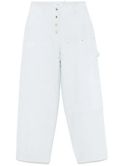 Sandro Straight-leg Jeans In Blue
