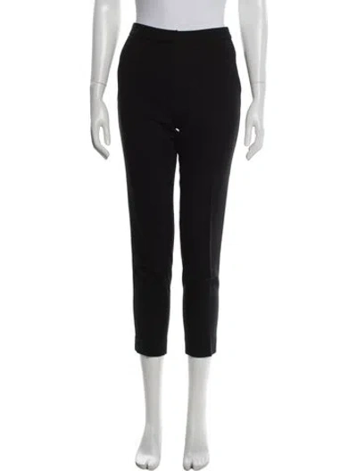 Pre-owned Sandro Straight Leg Pants In Blue