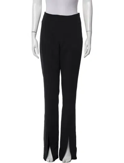 Pre-owned Sandro Straight Leg Pants In Gray