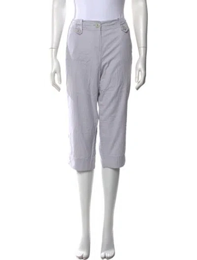 Pre-owned Sandro Straight Leg Pants In Gray
