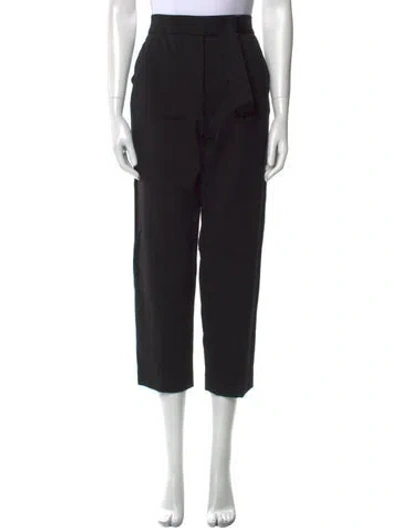 Pre-owned Sandro Straight Leg Pants In Multi