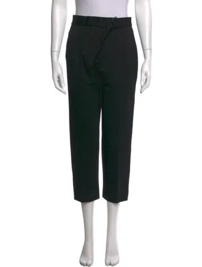 Pre-owned Sandro Straight Leg Pants In Multi
