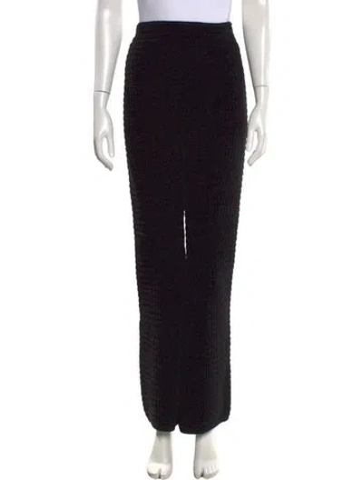 Pre-owned Sandro Straight Leg Pants W/ Tags In Black