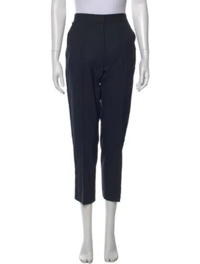 Pre-owned Sandro Straight Leg Pants W/ Tags In Blue