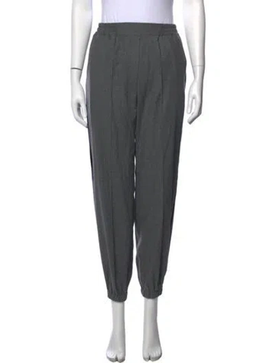 Pre-owned Sandro Straight Leg Pants W/ Tags In Gray
