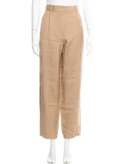 Pre-owned Sandro Straight Leg Pants W/ Tags In Neutral