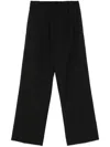 Sandro Straight-leg Trousers In Black