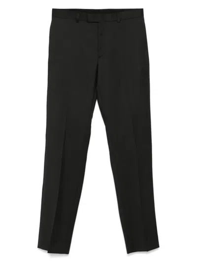 Sandro Straight-leg Trousers In Black