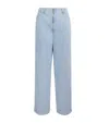 Sandro Straight S-detail Jeans In Blue