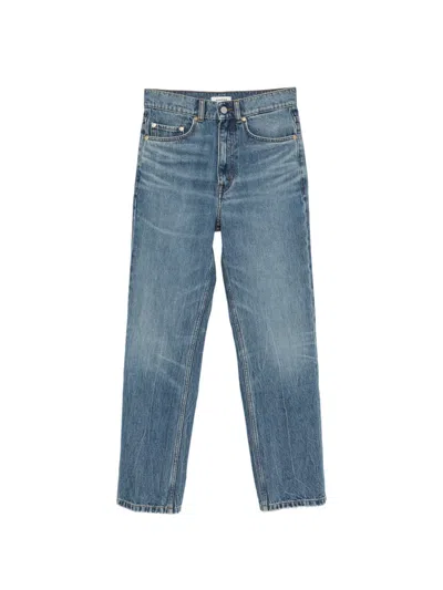 Sandro Straight-leg Jeans In Blue