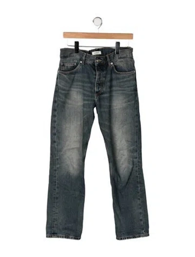 Pre-owned Sandro Straight-leg Jeans In Green