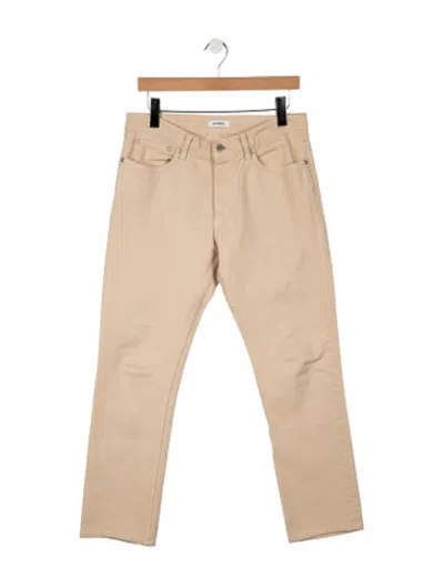 Pre-owned Sandro Straight-leg Jeans In Neutrals