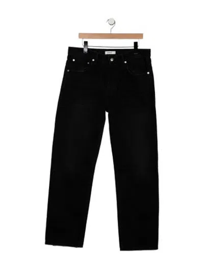 Pre-owned Sandro Straight-leg Jeans W/ Tags In Black