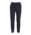 Sandro Stretch Jersey Trousers In Blue