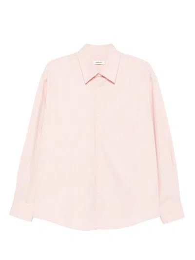 Sandro Gestreiftes Hemd In Pink