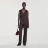 Sandro Paris Striped Waistcoat In Multi