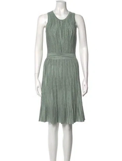 Pre-owned Sandro Striped Knee-length Dress