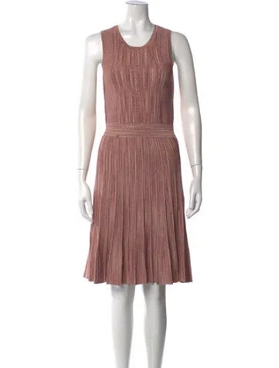 Pre-owned Sandro Striped Knee-length Dress