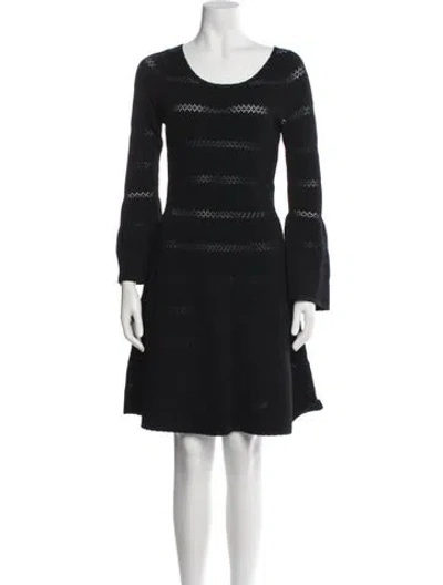 Pre-owned Sandro Striped Knee-length Dress In Multi