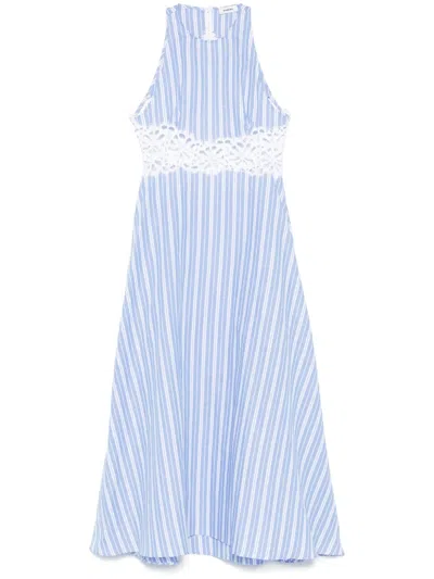SANDRO STRIPED MAXI DRESS