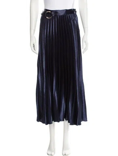 Pre-owned Sandro Striped Midi Length Skirt