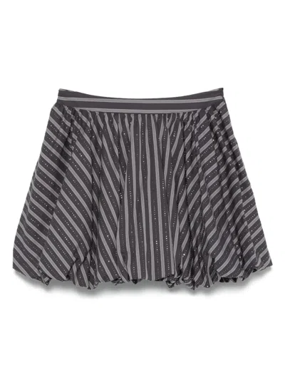 Sandro Striped Mini Skirt