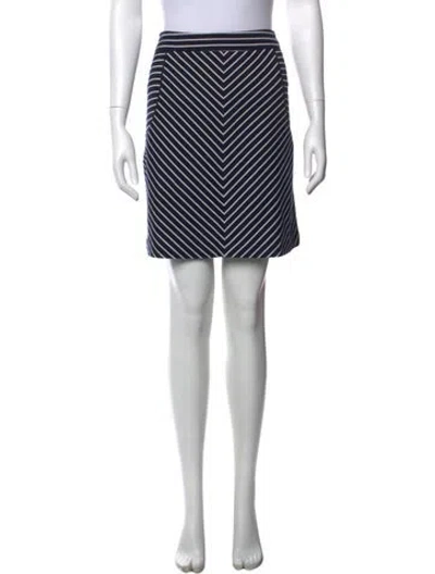 Pre-owned Sandro Striped Mini Skirt In Multi