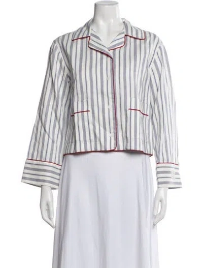 Pre-owned Sandro Striped Pajamas W/ Tags In Multi
