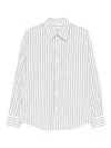 Sandro Striped-pattern Button Shirt In Multi