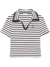 Sandro Striped Polo Shirt In Multi