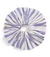Sandro Striped Scrunchie In Blue