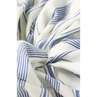 Sandro Striped Scrunchie In Blue