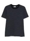 Sandro Striped T-shirt In Blue