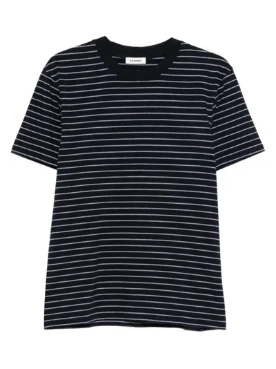 SANDRO STRIPED T-SHIRT