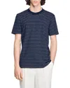 Sandro Striped T-shirt In Multi