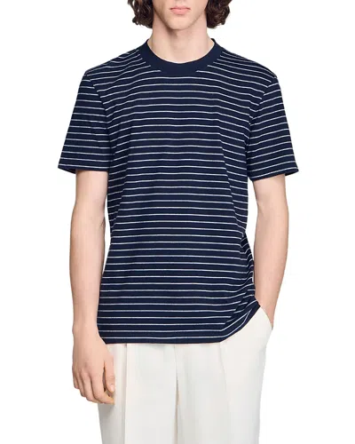 Sandro Striped T-shirt In Multi