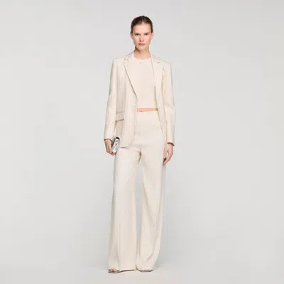 Sandro Striped Trousers