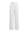 Sandro Striped Jeans In Blue