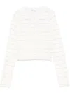 Sandro Stud-embellished Cardigan In Neutrals