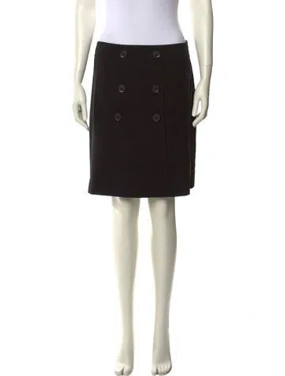 Pre-owned Sandro Studded Accents Mini Skirt In Black