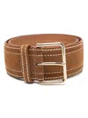 Sandro Suede Belt In Brown