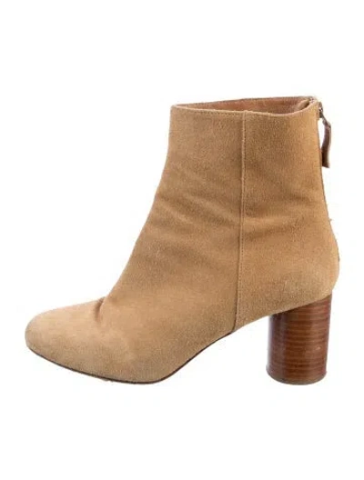 Pre-owned Sandro Suede Boots In Brown