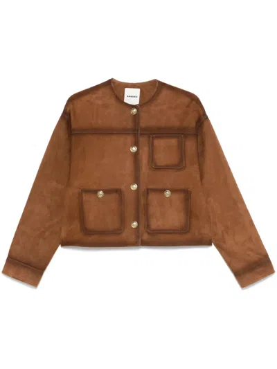 SANDRO SUEDE JACKET
