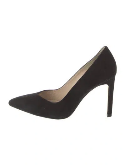 Pre-owned Sandro Suede Pumps In Black